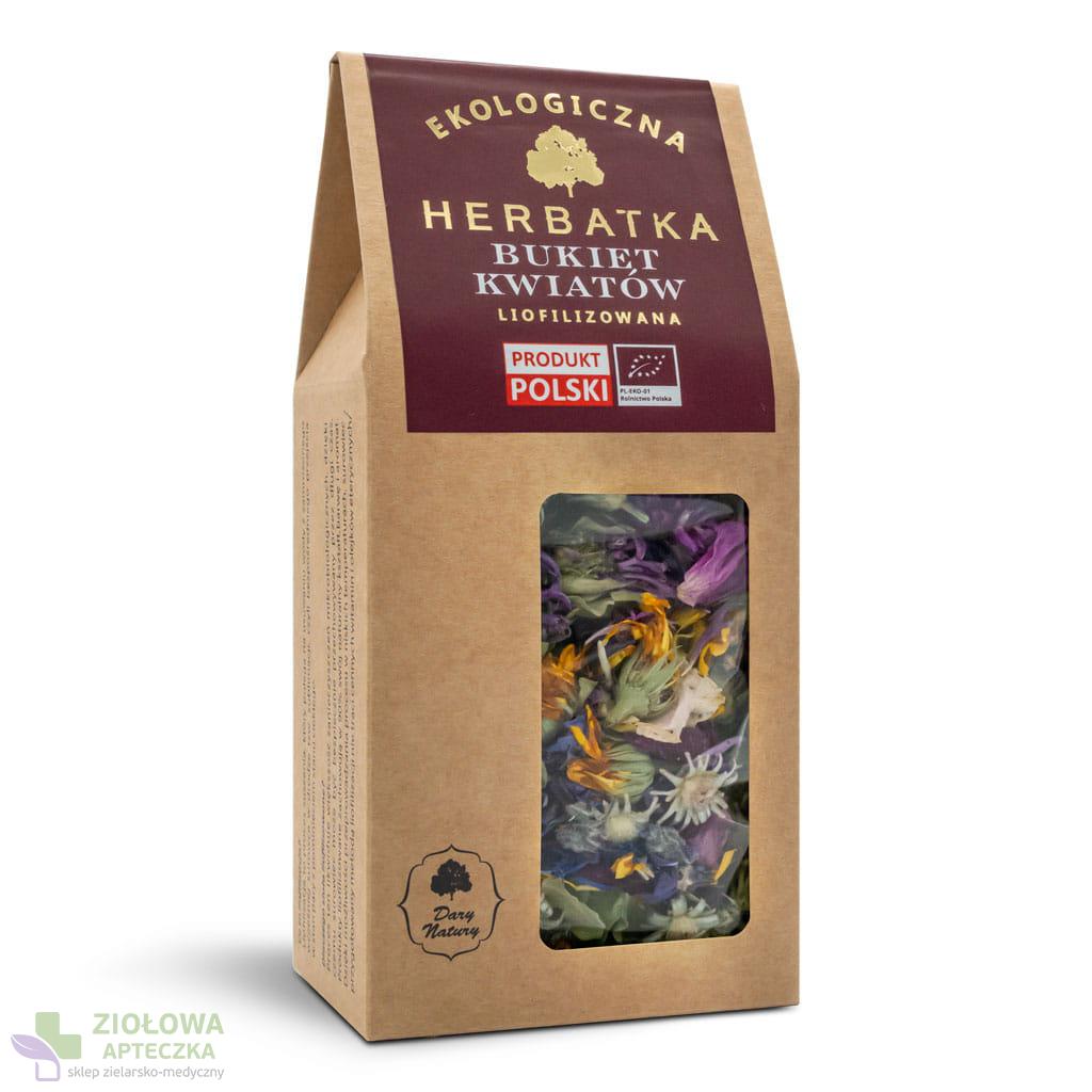 Herbatka Bukiet Kwiatów - liofilizowana EKO 15g DARY NATURY