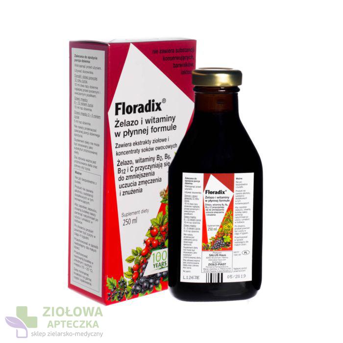 Floradix żelazo i witaminy płyn 250ml
